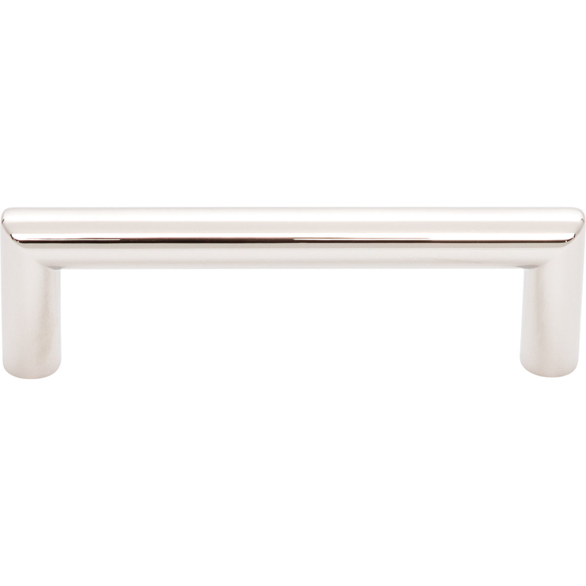 Top Knobs TK941PN: 3-3/4" cc Kinney Round Bar Cabinet Pull - Polished Nickel