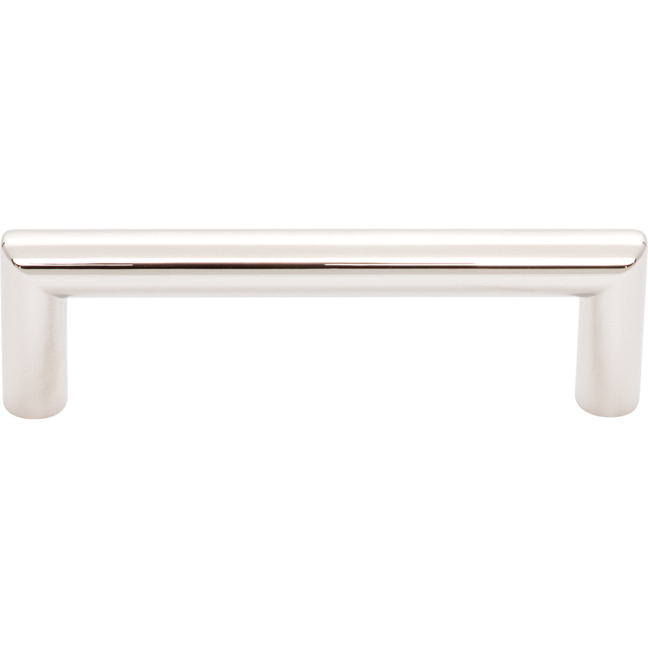 Top Knobs TK941PN: 3-3/4" cc Kinney Round Bar Cabinet Pull - Polished Nickel