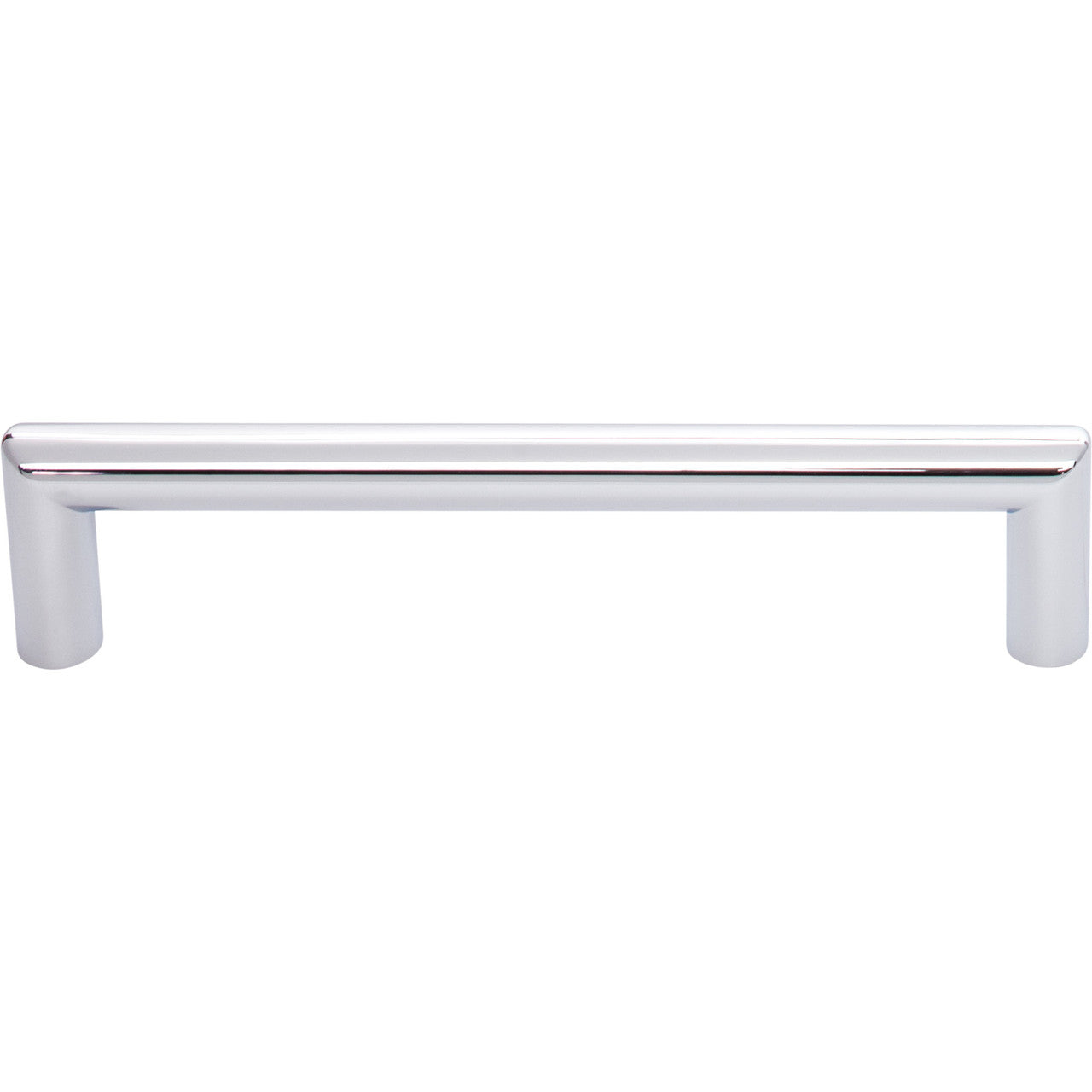 Top Knobs TK942PC: 5-1/16" cc Kinney Round Bar Cabinet Pull - Polished Chrome