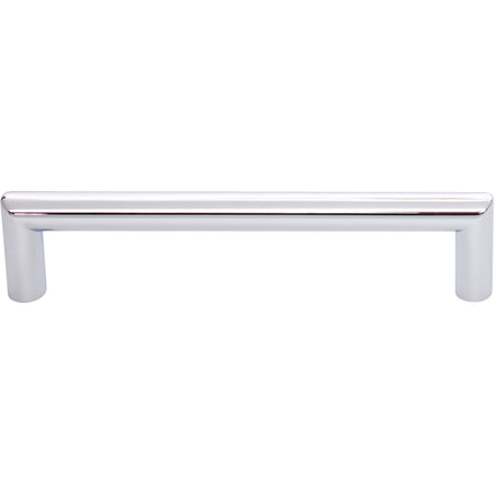 Top Knobs TK942PC: 5-1/16" cc Kinney Round Bar Cabinet Pull - Polished Chrome