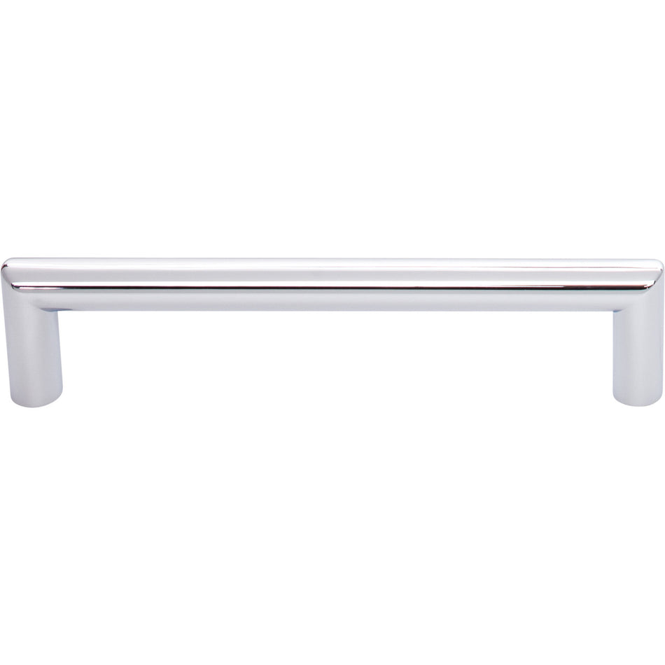 Top Knobs TK942PC: 5-1/16" cc Kinney Round Bar Cabinet Pull - Polished Chrome