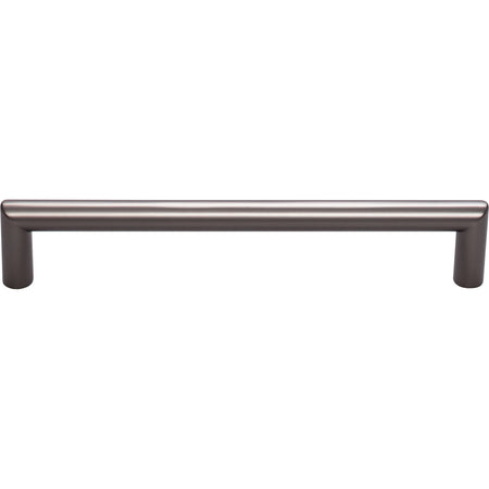 Top Knobs TK943AG: 6-5/16" cc Kinney Round Bar Cabinet Pull - Ash Gray