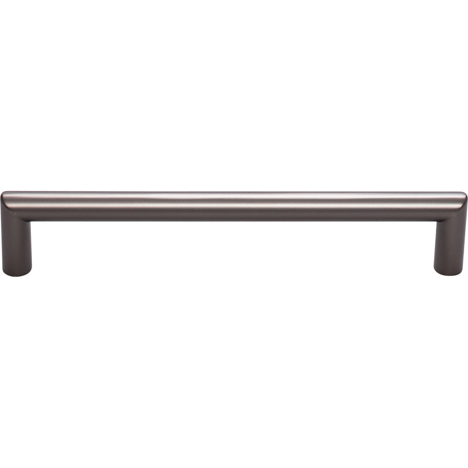 Top Knobs TK943AG: 6-5/16" cc Kinney Round Bar Cabinet Pull - Ash Gray