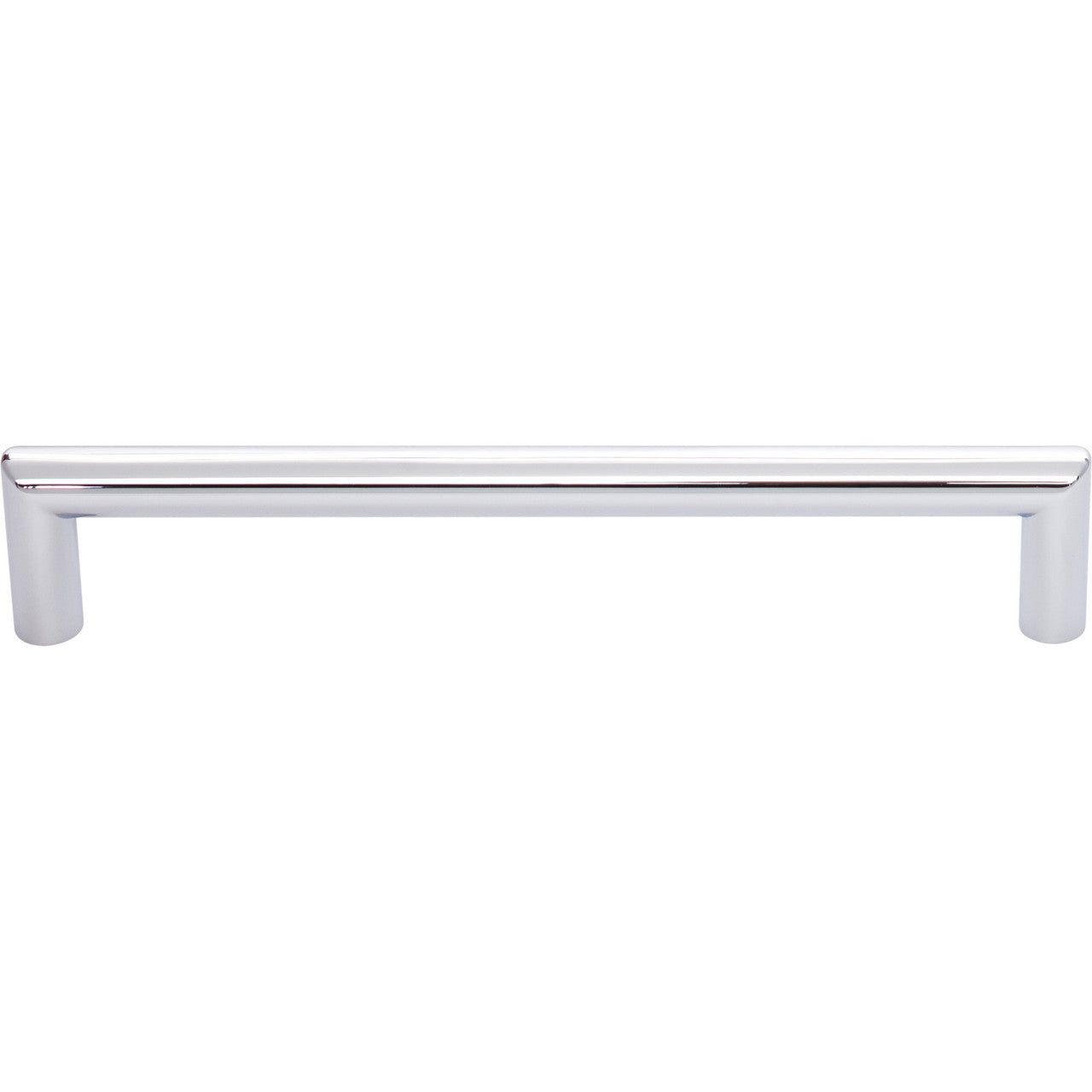 Top Knobs TK943PC: 6-5/16" cc Kinney Round Bar Cabinet Pull - Polished Chrome