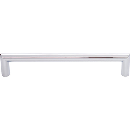 Top Knobs TK943PC: 6-5/16" cc Kinney Round Bar Cabinet Pull - Polished Chrome
