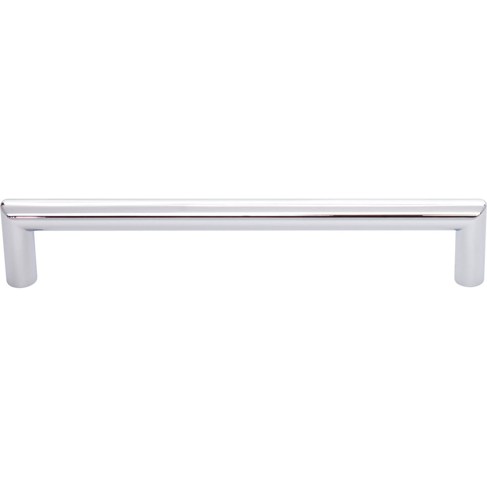 Top Knobs TK943PC: 6-5/16" cc Kinney Round Bar Cabinet Pull - Polished Chrome