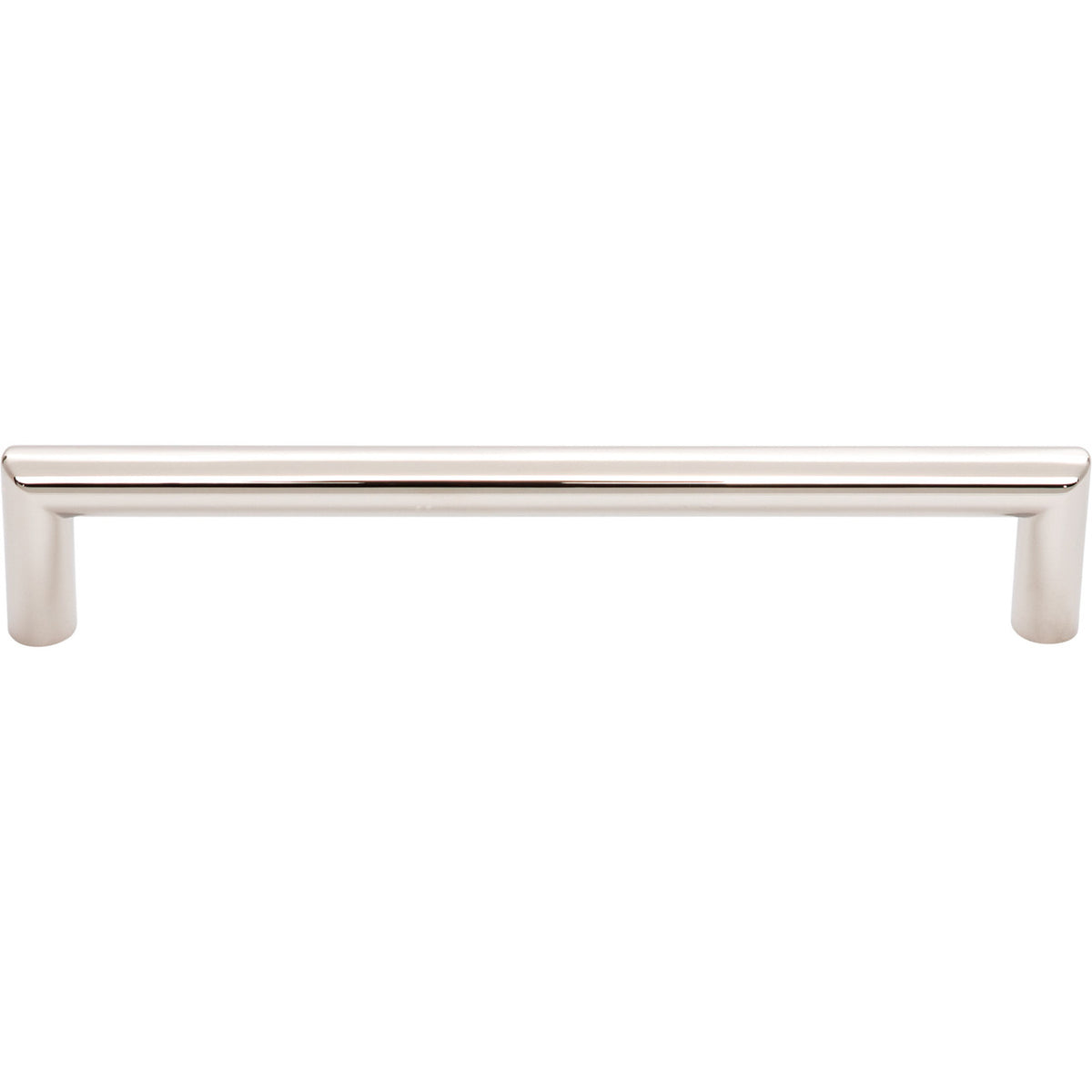 Top Knobs TK943PN: 6-5/16" cc Kinney Round Bar Cabinet Pull - Polished Nickel