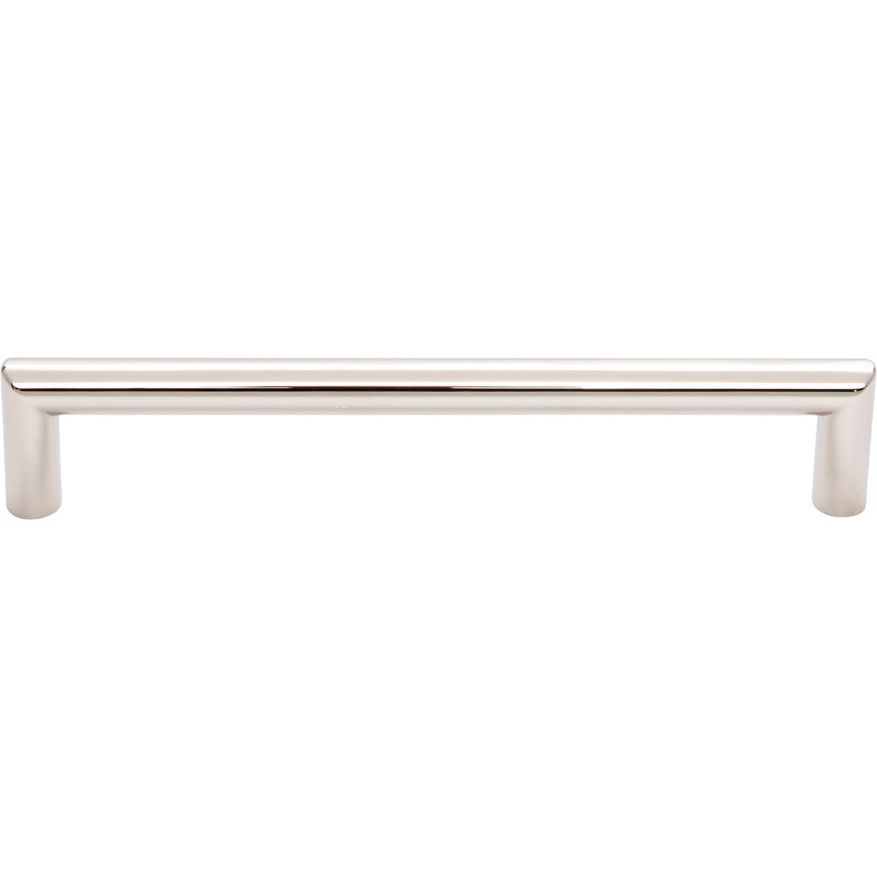 Top Knobs TK943PN: 6-5/16" cc Kinney Round Bar Cabinet Pull - Polished Nickel