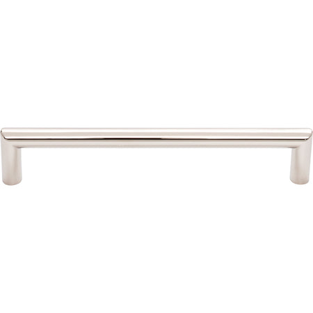 Top Knobs TK943PN: 6-5/16" cc Kinney Round Bar Cabinet Pull - Polished Nickel