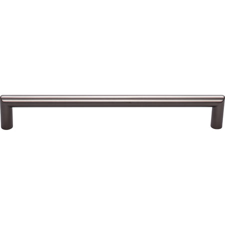 Top Knobs TK944AG: 7-9/16" cc Kinney Round Bar Cabinet Pull - Ash Gray