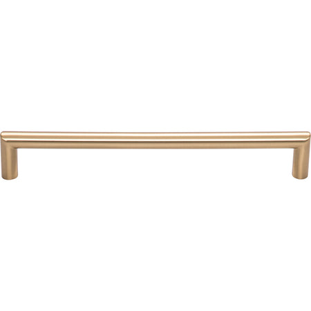 Top Knobs TK944HB: 7-9/16" cc Kinney Round Bar Cabinet Pull - Honey Bronze