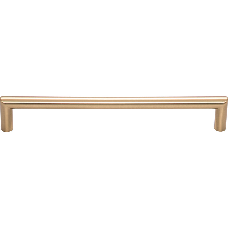 Top Knobs TK944HB: 7-9/16" cc Kinney Round Bar Cabinet Pull - Honey Bronze
