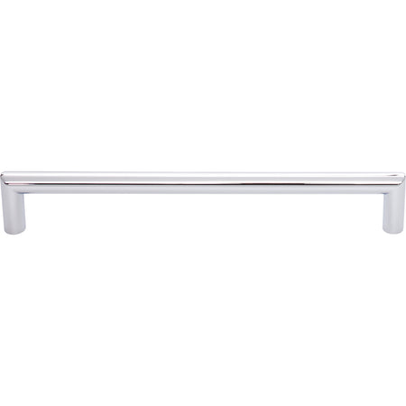 Top Knobs TK944PC: 7-9/16" cc Kinney Round Bar Cabinet Pull - Polished Chrome