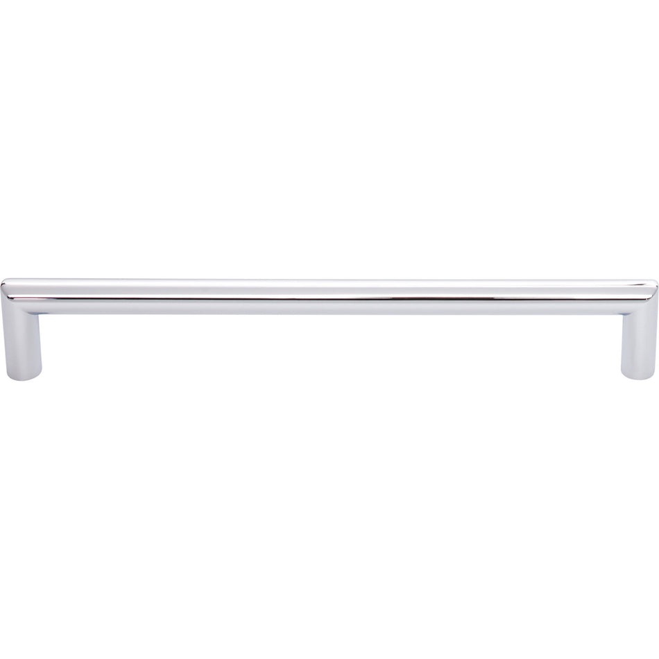 Top Knobs TK944PC: 7-9/16" cc Kinney Round Bar Cabinet Pull - Polished Chrome