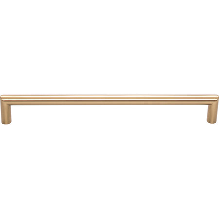 Top Knobs TK945HB: 8-13/16" cc Kinney Round Bar Cabinet Pull - Honey Bronze