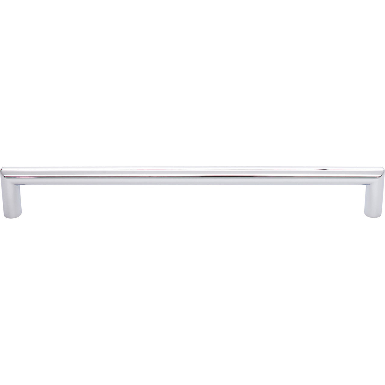 Top Knobs TK945PC: 8-13/16" cc Kinney Round Bar Cabinet Pull - Polished Chrome