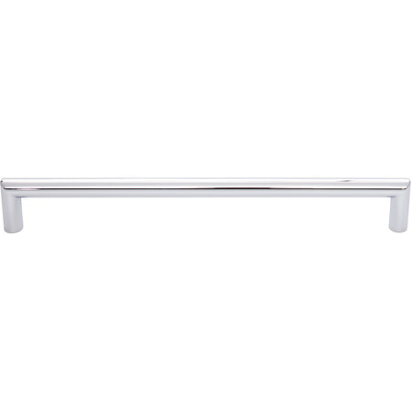 Top Knobs TK945PC: 8-13/16" cc Kinney Round Bar Cabinet Pull - Polished Chrome
