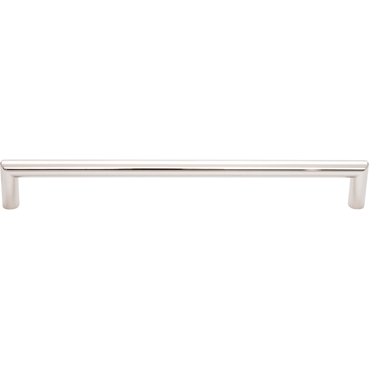 Top Knobs TK945PN: 8-13/16" cc Kinney Round Bar Cabinet Pull - Polished Nickel