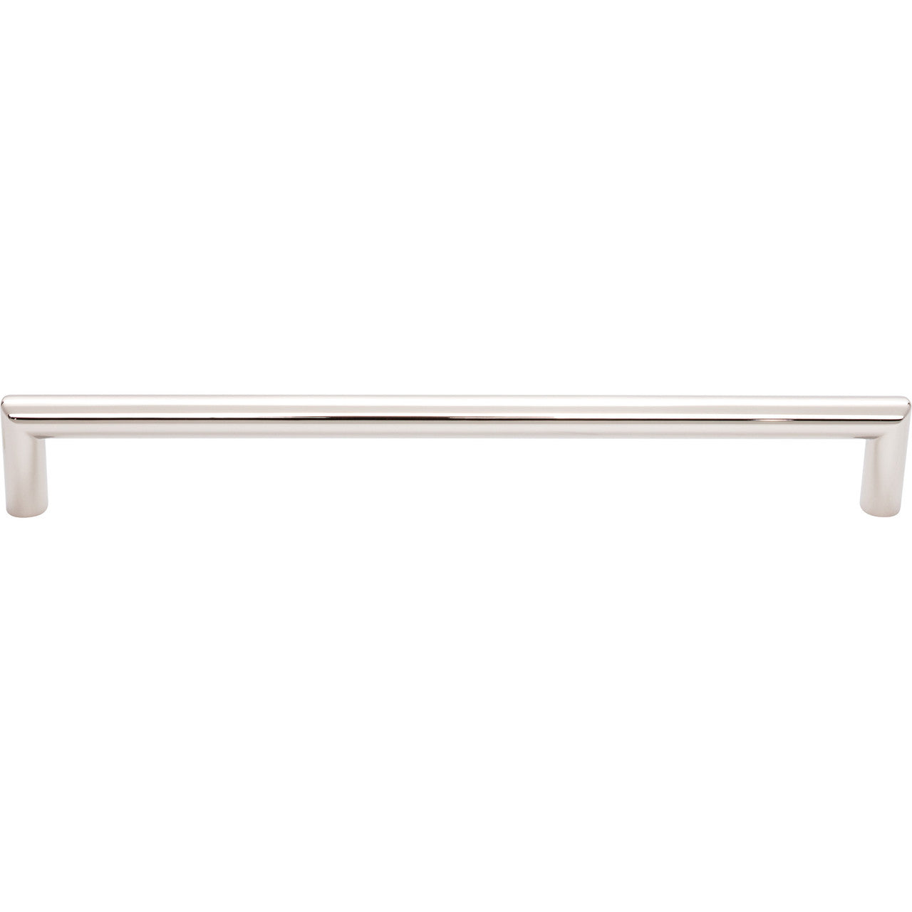 Top Knobs TK945PN: 8-13/16" cc Kinney Round Bar Cabinet Pull - Polished Nickel