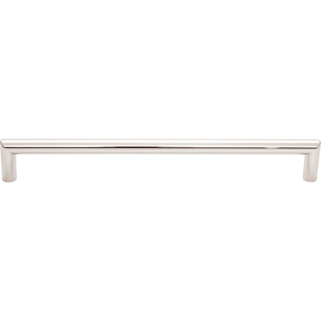Top Knobs TK945PN: 8-13/16" cc Kinney Round Bar Cabinet Pull - Polished Nickel