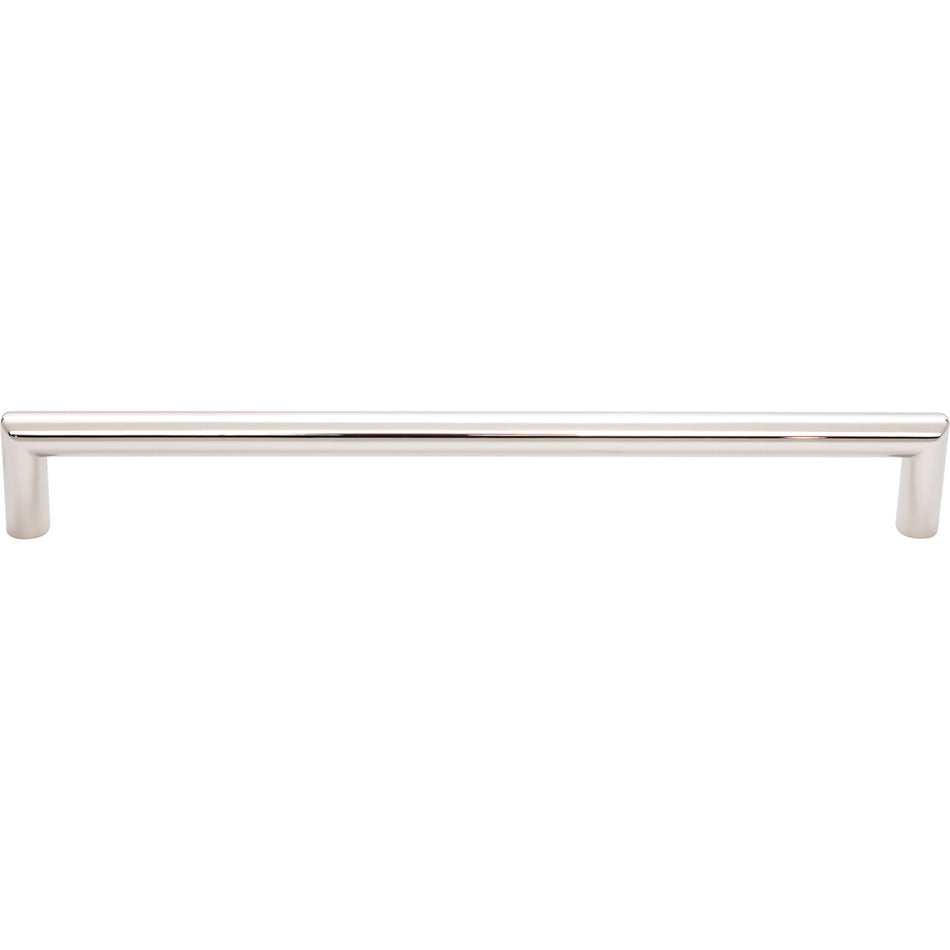 Top Knobs TK945PN: 8-13/16" cc Kinney Round Bar Cabinet Pull - Polished Nickel