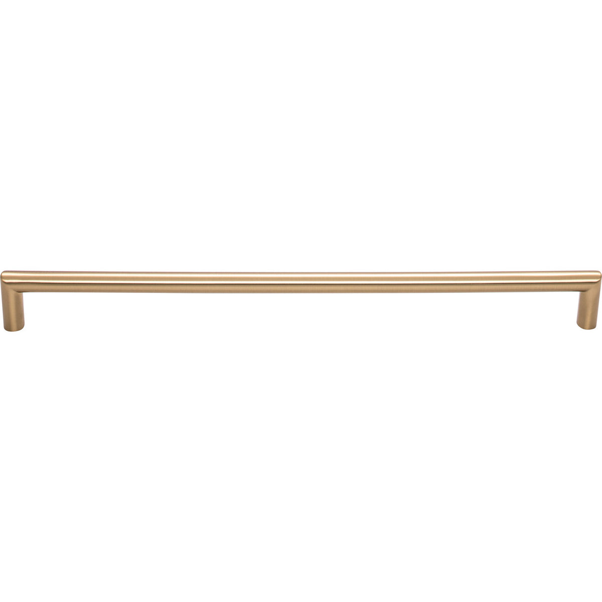 Top Knobs TK946HB: 12" cc Kinney Round Bar Cabinet Pull - Honey Bronze