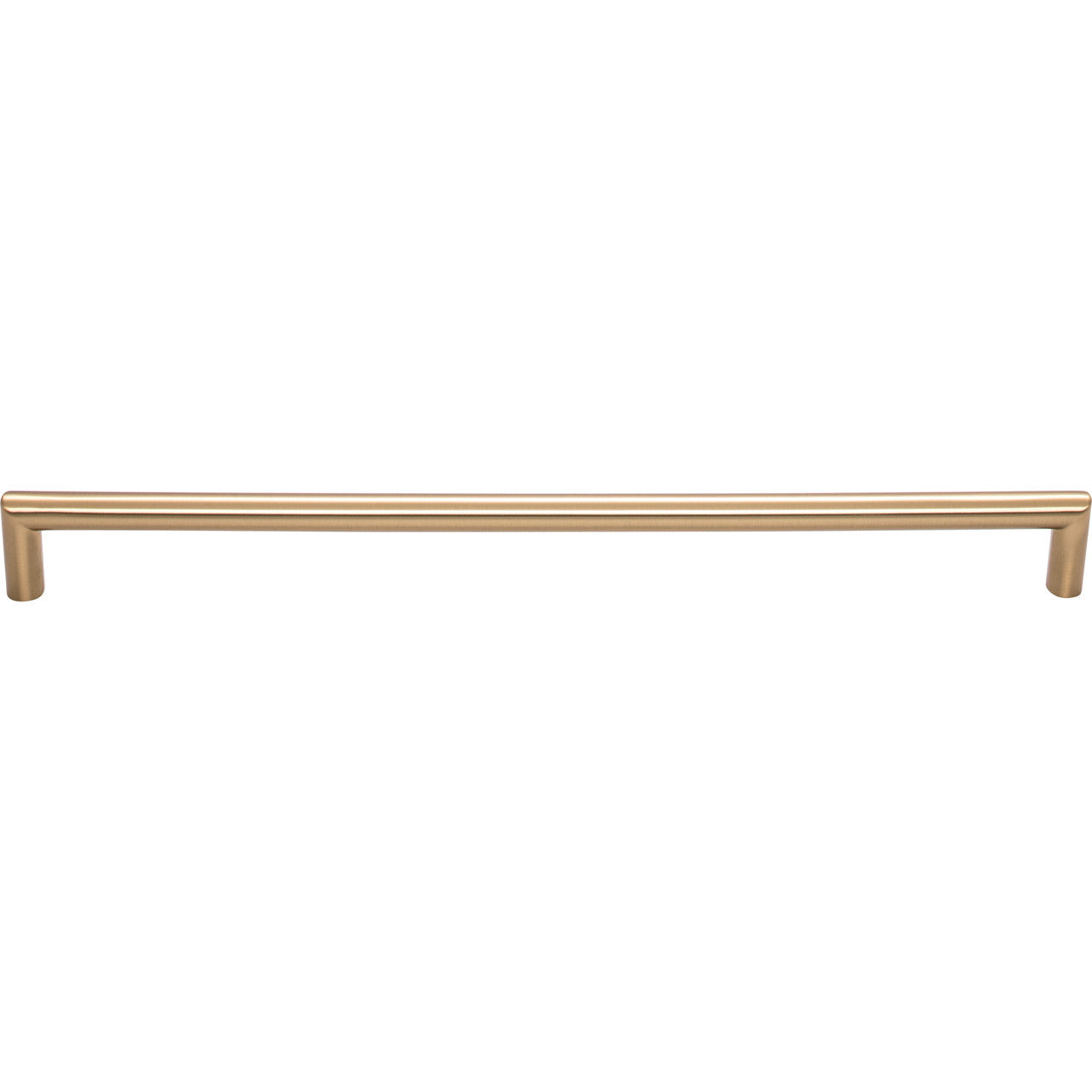 Top Knobs TK946HB: 12" cc Kinney Round Bar Cabinet Pull - Honey Bronze