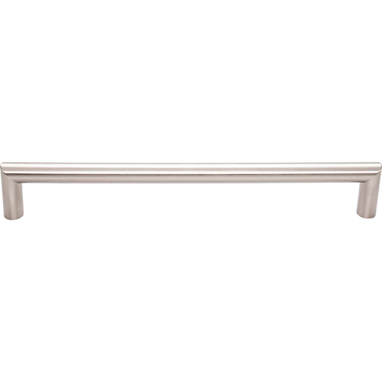 Top Knobs TK947BSN: 12" cc Kinney Round Bar Appliance Pull - Brushed Satin Nickel