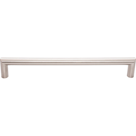 Top Knobs TK947BSN: 12" cc Kinney Round Bar Appliance Pull - Brushed Satin Nickel