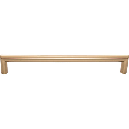 Top Knobs TK947HB: 12" cc Kinney Round Bar Appliance Pull - Honey Bronze