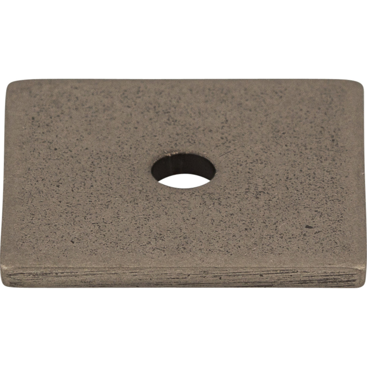Top Knobs TK94PTA: Sanctuary Square Backplate - Pewter Antique