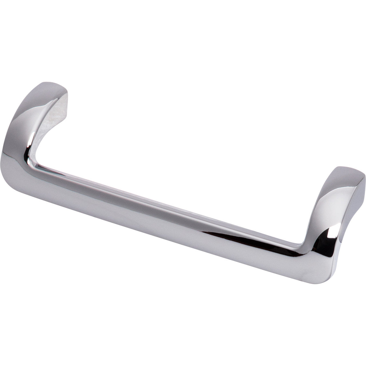 Top Knobs TK951PC: 5-1/16" cc Kentfield Offset Bar Cabinet Pull - Polished Chrome