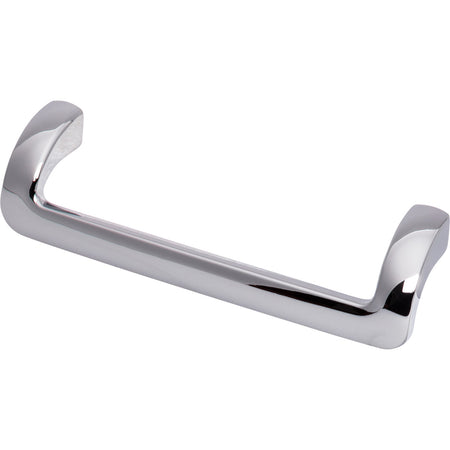 Top Knobs TK951PC: 5-1/16" cc Kentfield Offset Bar Cabinet Pull - Polished Chrome