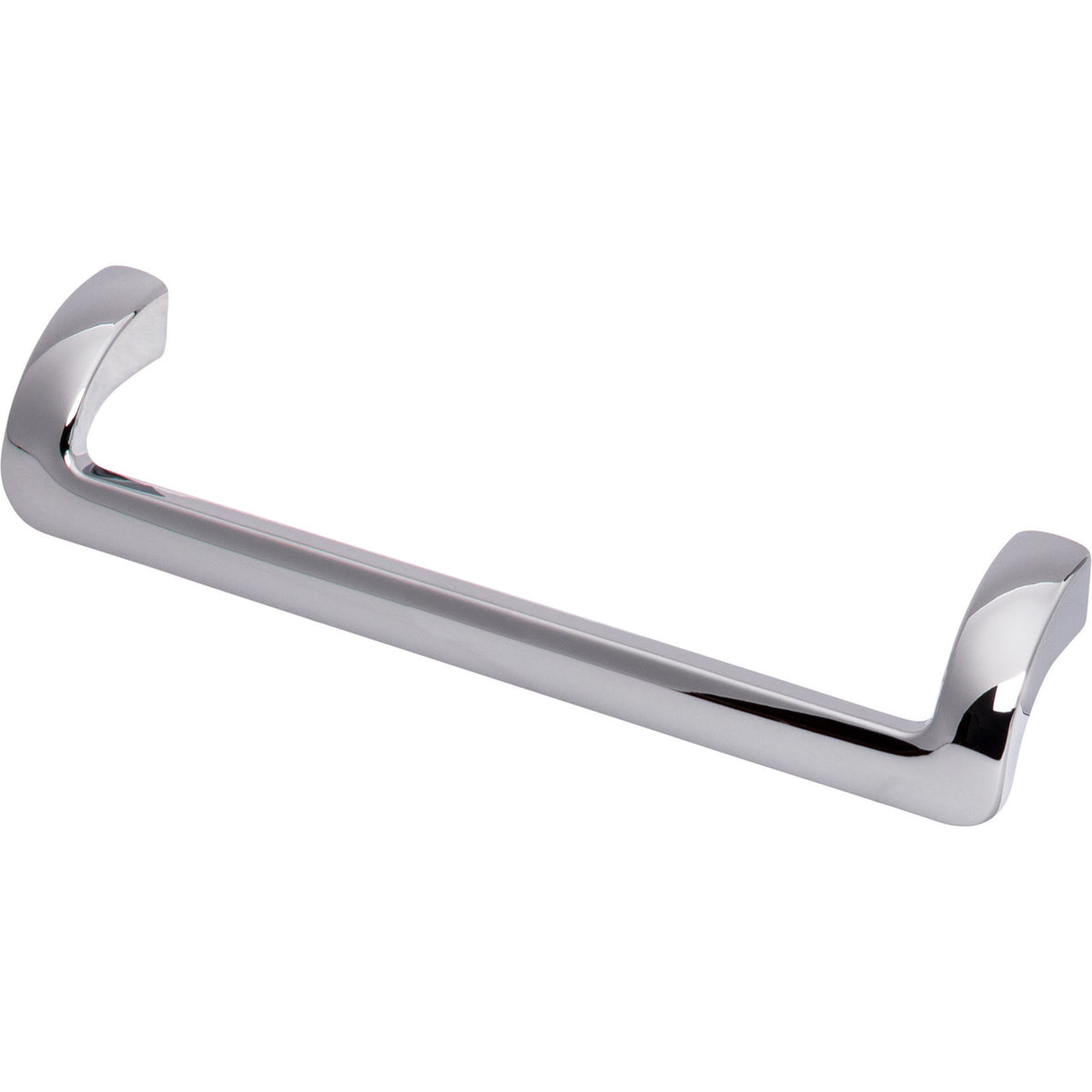 Top Knobs TK952PC: 6-5/16" cc Kentfield Offset Bar Cabinet Pull - Polished Chrome