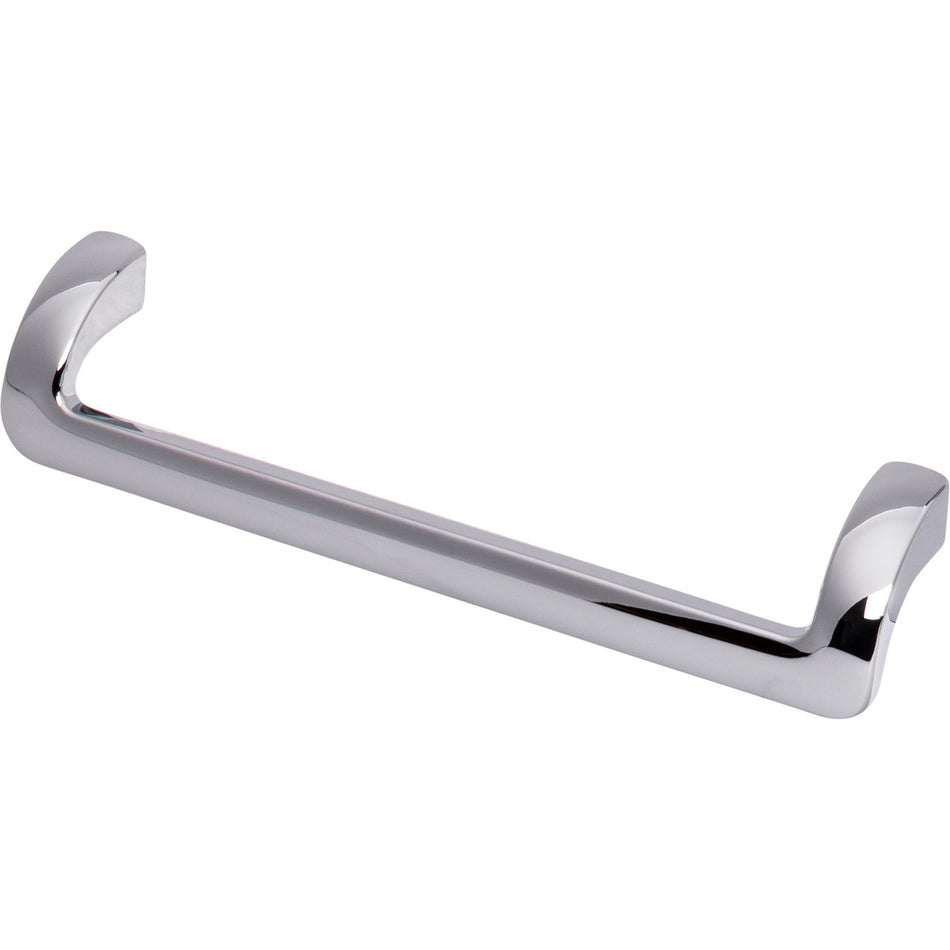 Top Knobs TK952PC: 6-5/16" cc Kentfield Offset Bar Cabinet Pull - Polished Chrome