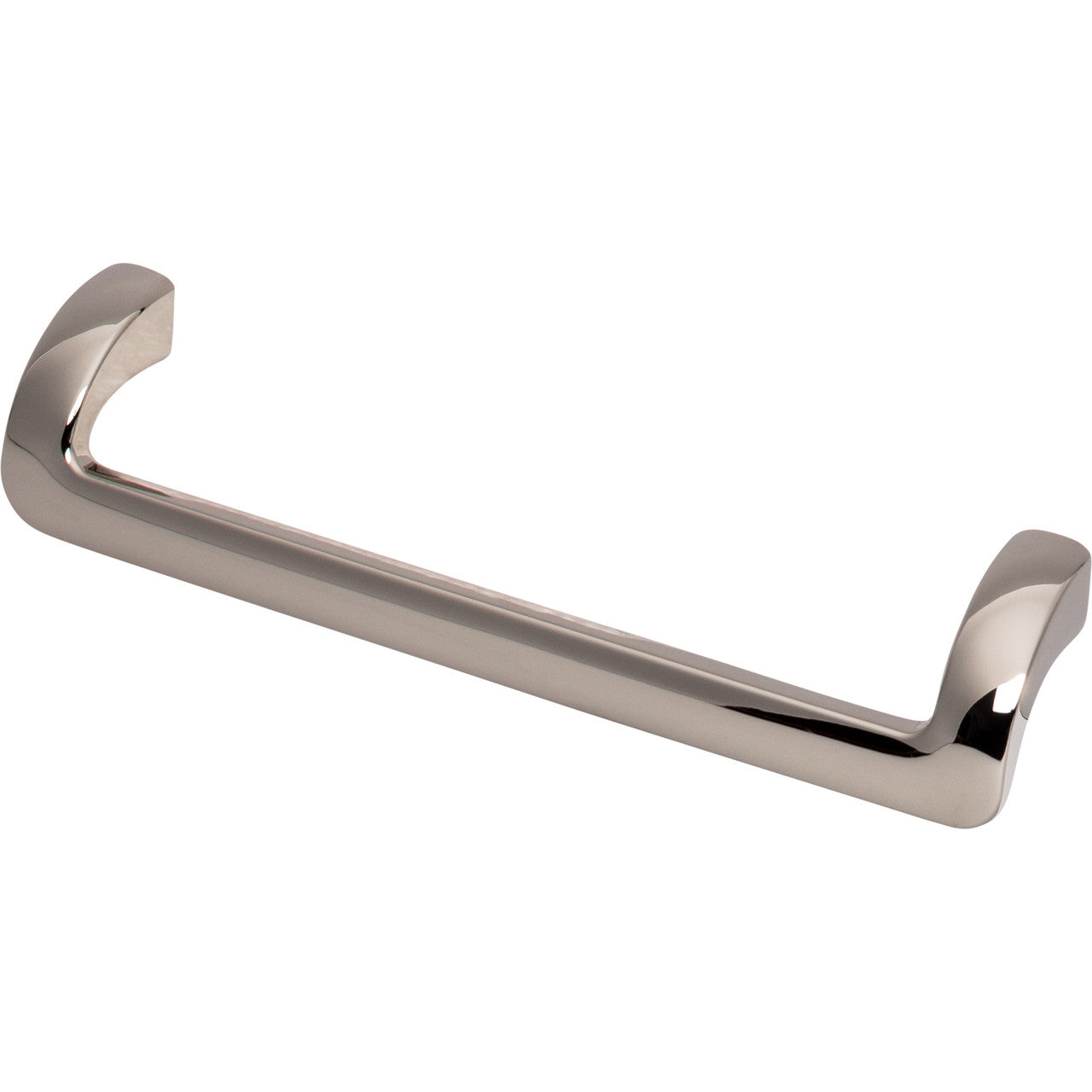 Top Knobs TK952PN: 6-5/16" cc Kentfield Offset Bar Cabinet Pull - Polished Nickel