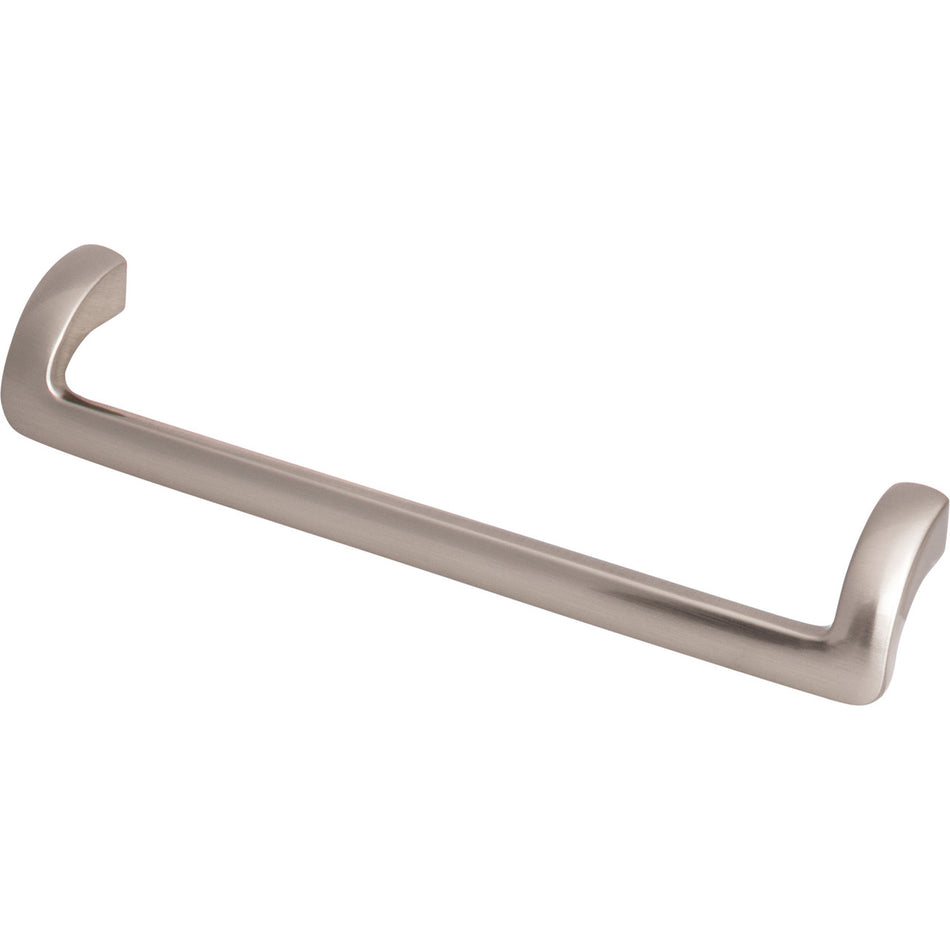 Top Knobs TK953BSN: 7-9/16" cc Kentfield Offset Bar Cabinet Pull - Brushed Satin Nickel