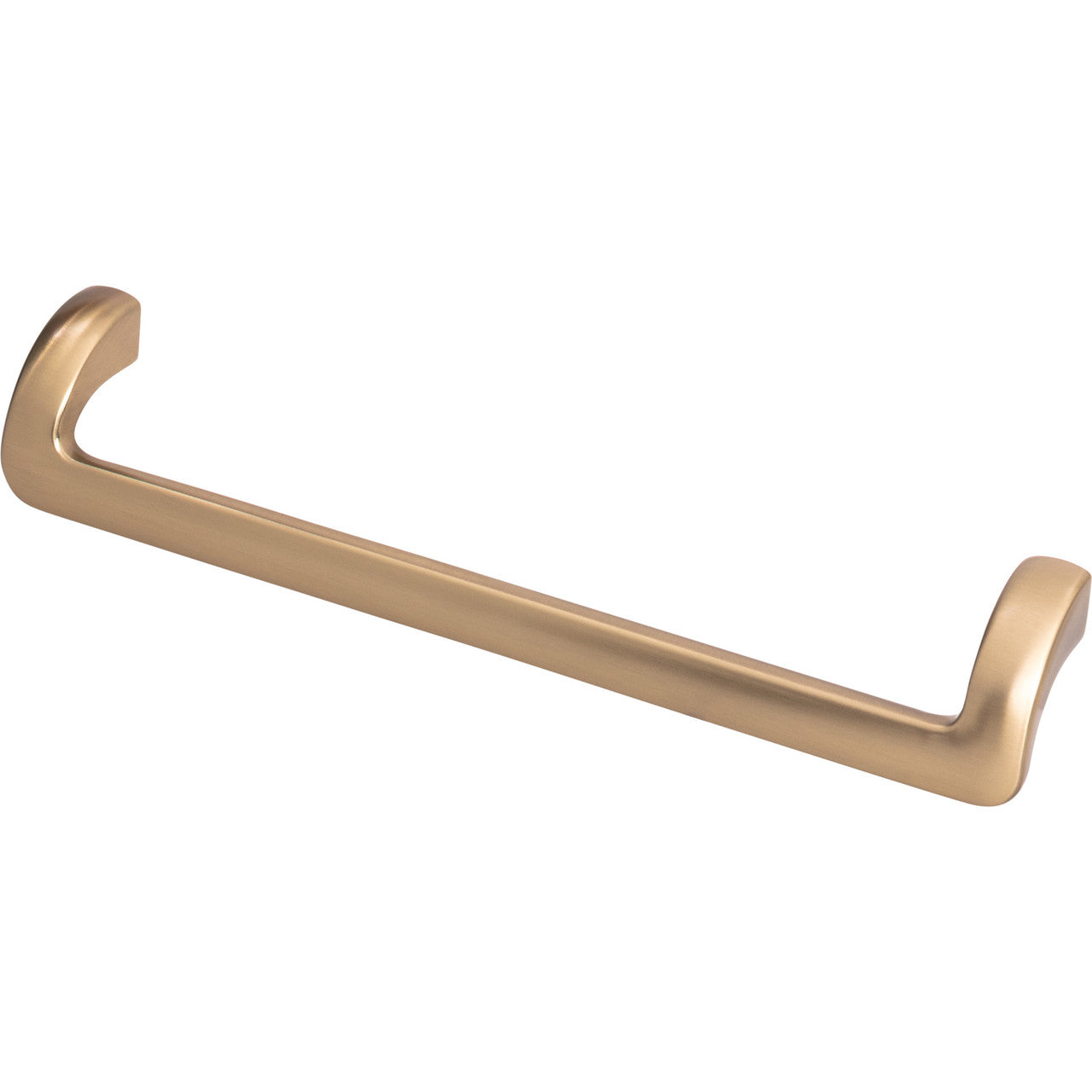 Top Knobs TK953HB: 7-9/16" cc Kentfield Offset Bar Cabinet Pull - Honey Bronze