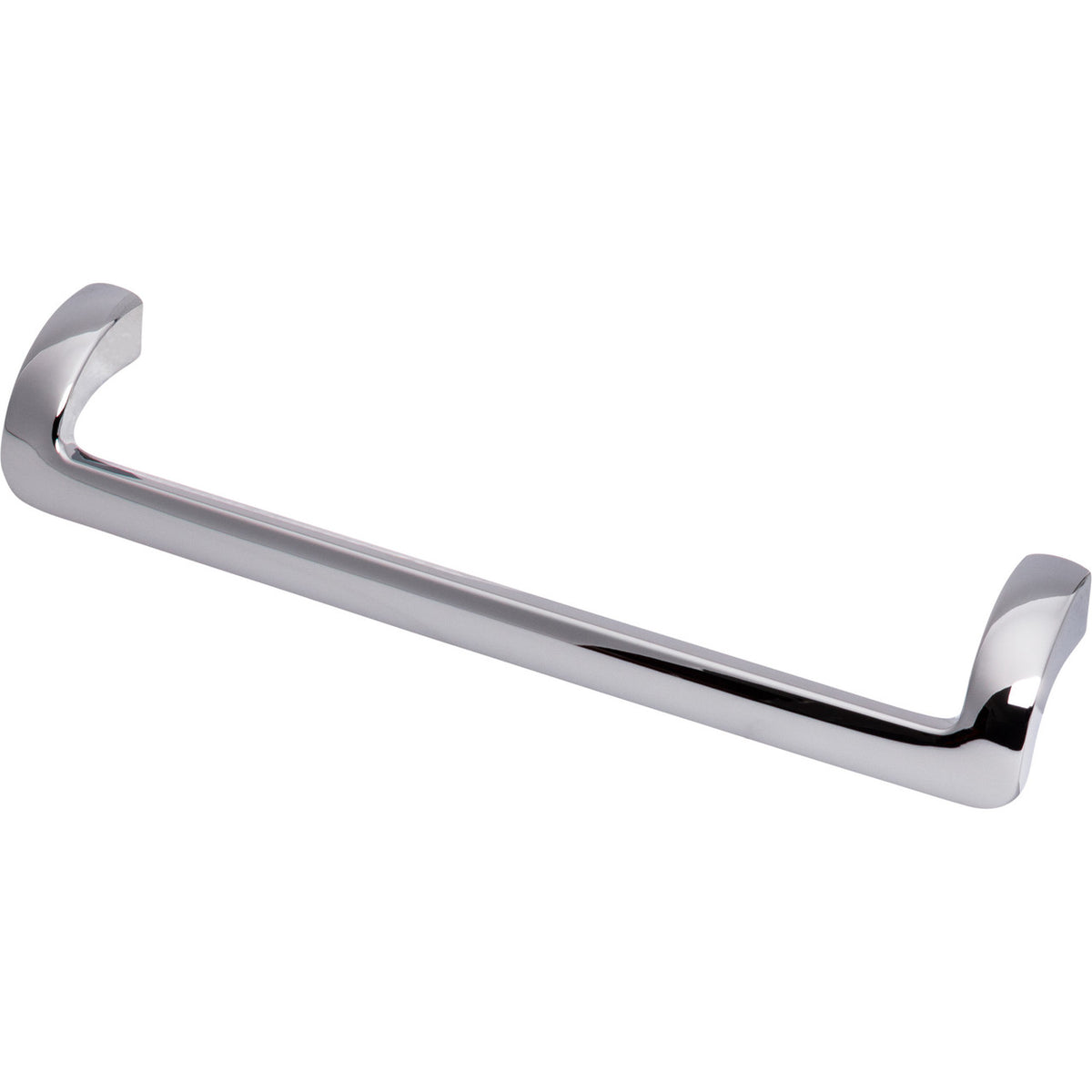 Top Knobs TK953PC: 7-9/16" cc Kentfield Offset Bar Cabinet Pull - Polished Chrome