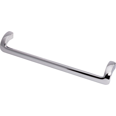 Top Knobs TK954PC: 8-13/16" cc Kentfield Offset Bar Cabinet Pull - Polished Chrome