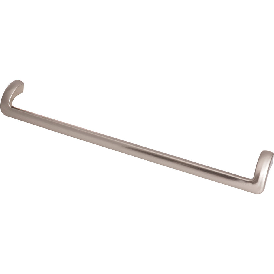 Top Knobs TK955BSN: 12" cc Kentfield Offset Bar Cabinet Pull - Brushed Satin Nickel