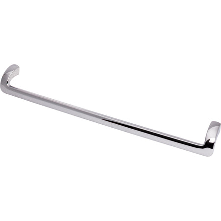 Top Knobs TK955PC: 12" cc Kentfield Offset Bar Cabinet Pull - Polished Chrome