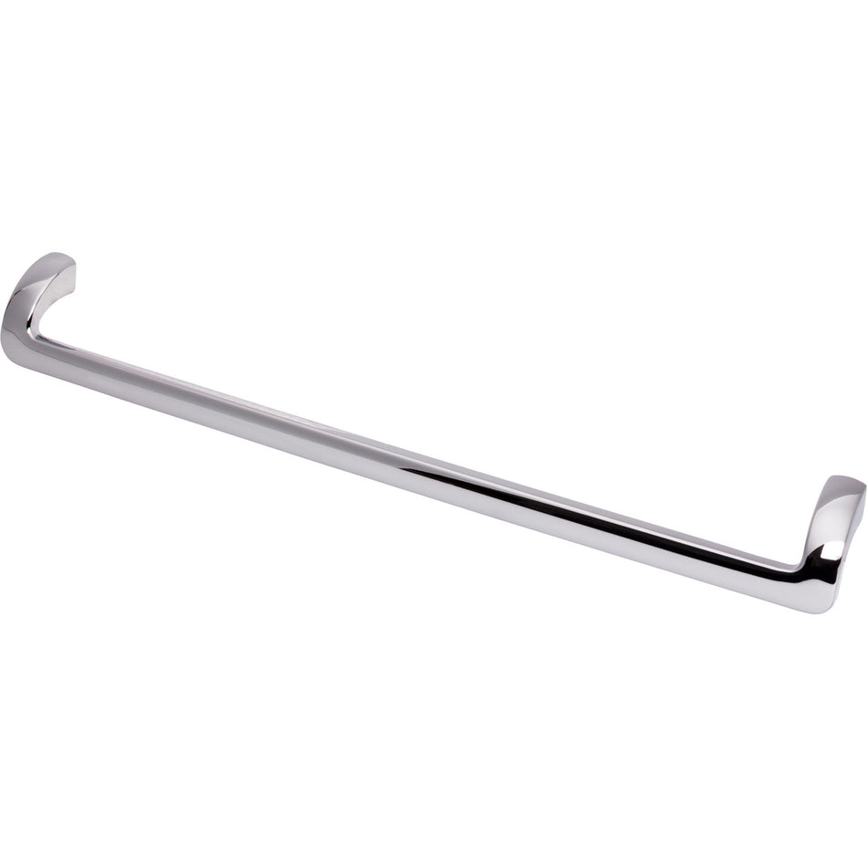 Top Knobs TK955PC: 12" cc Kentfield Offset Bar Cabinet Pull - Polished Chrome