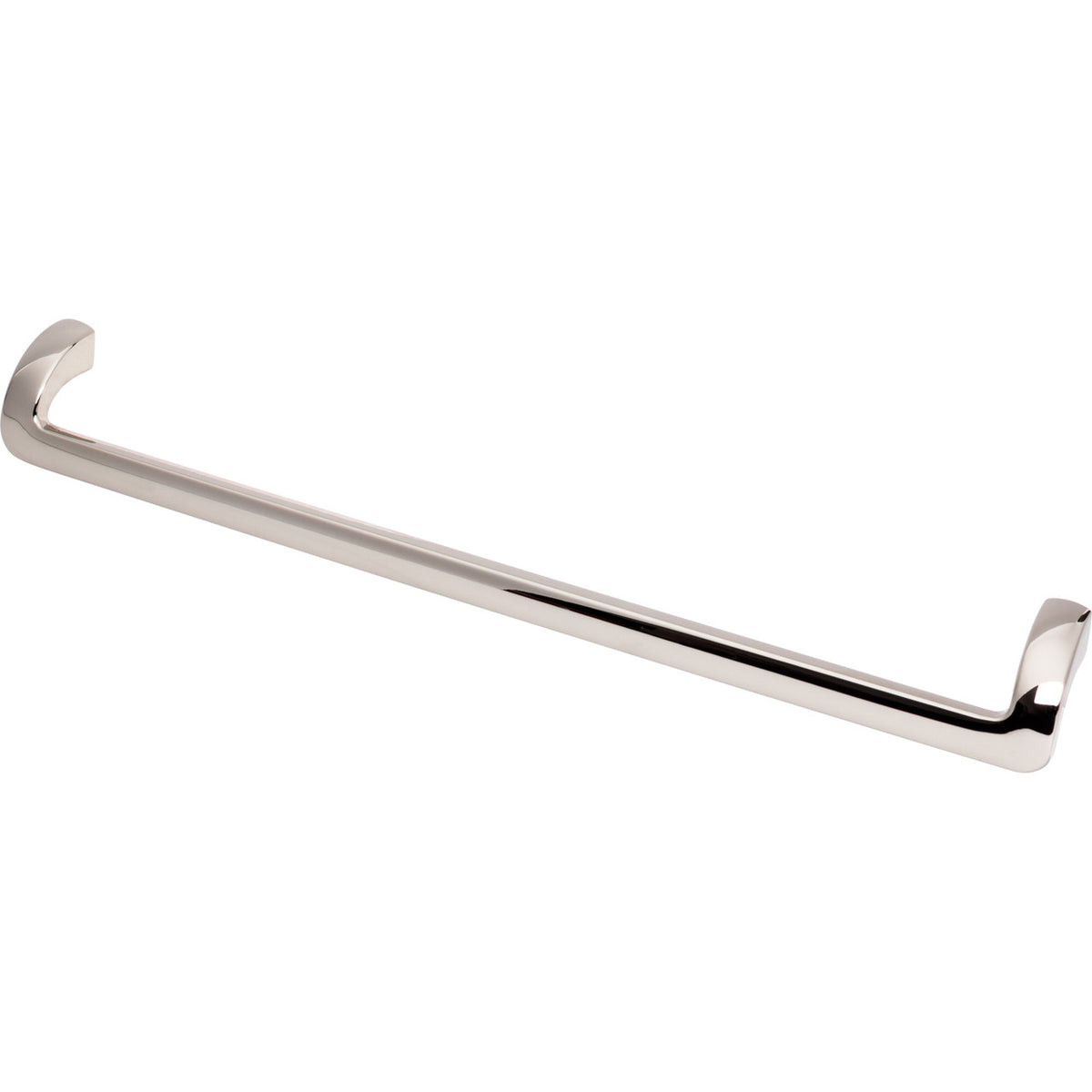 Top Knobs TK955PN: 12" cc Kentfield Offset Bar Cabinet Pull - Polished Nickel