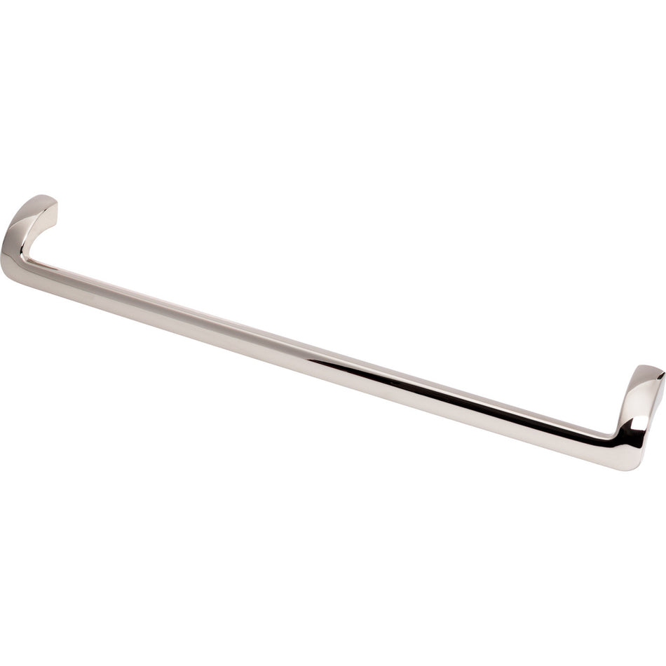 Top Knobs TK955PN: 12" cc Kentfield Offset Bar Cabinet Pull - Polished Nickel