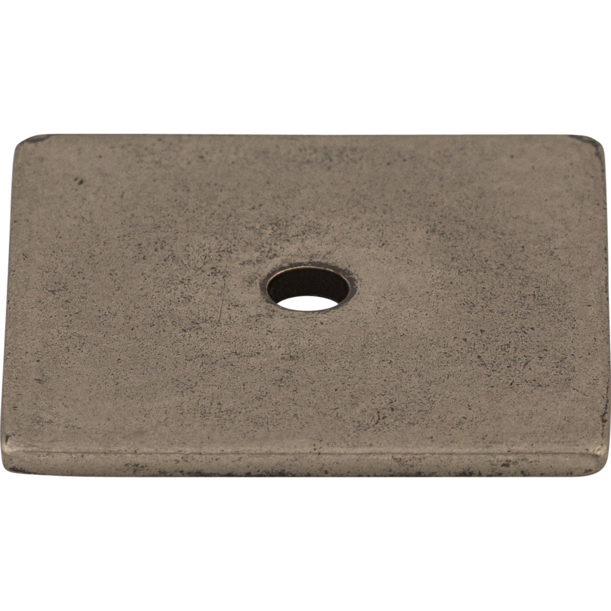 Top Knobs TK95PTA: Sanctuary Square Backplate - Pewter Antique