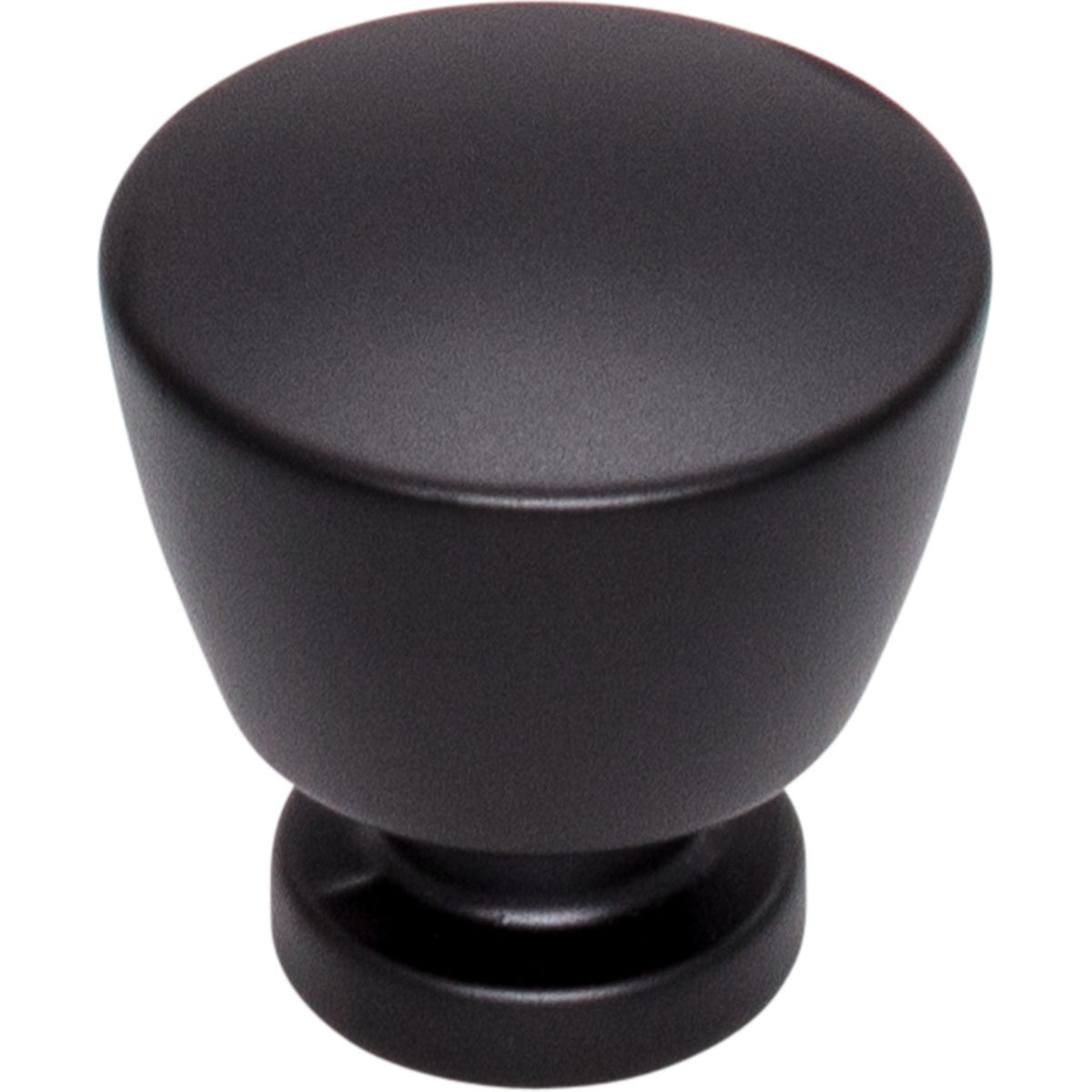 Top Knobs TK961BLK: 1-1/4" Allendale Round Cabinet Knob - Flat Black