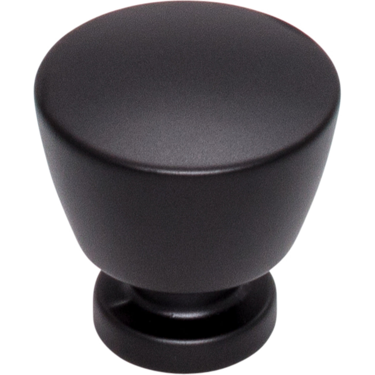 Top Knobs TK961BLK: 1-1/4" Allendale Round Cabinet Knob - Flat Black