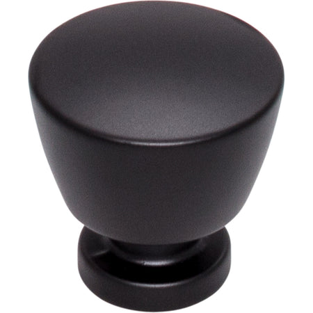 Top Knobs TK961BLK: 1-1/4" Allendale Round Cabinet Knob - Flat Black