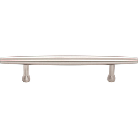 Top Knobs TK963BSN: 3-3/4" cc Allendale Round Bar Cabinet Pull - Brushed Satin Nickel